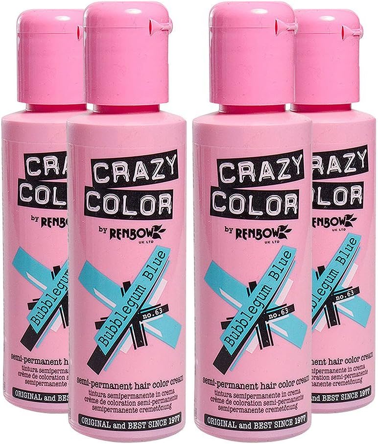Renbow - Crazy Colour - 4x100ml - crèmes colorantes semi-permanentes