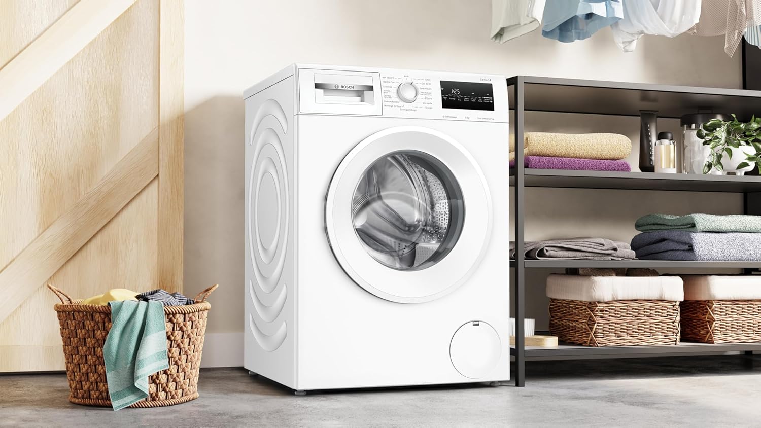 Bosch - Série 4 - 8 kg, 1400 tr/min, hublot - lavage efficace - WAN2827UFR