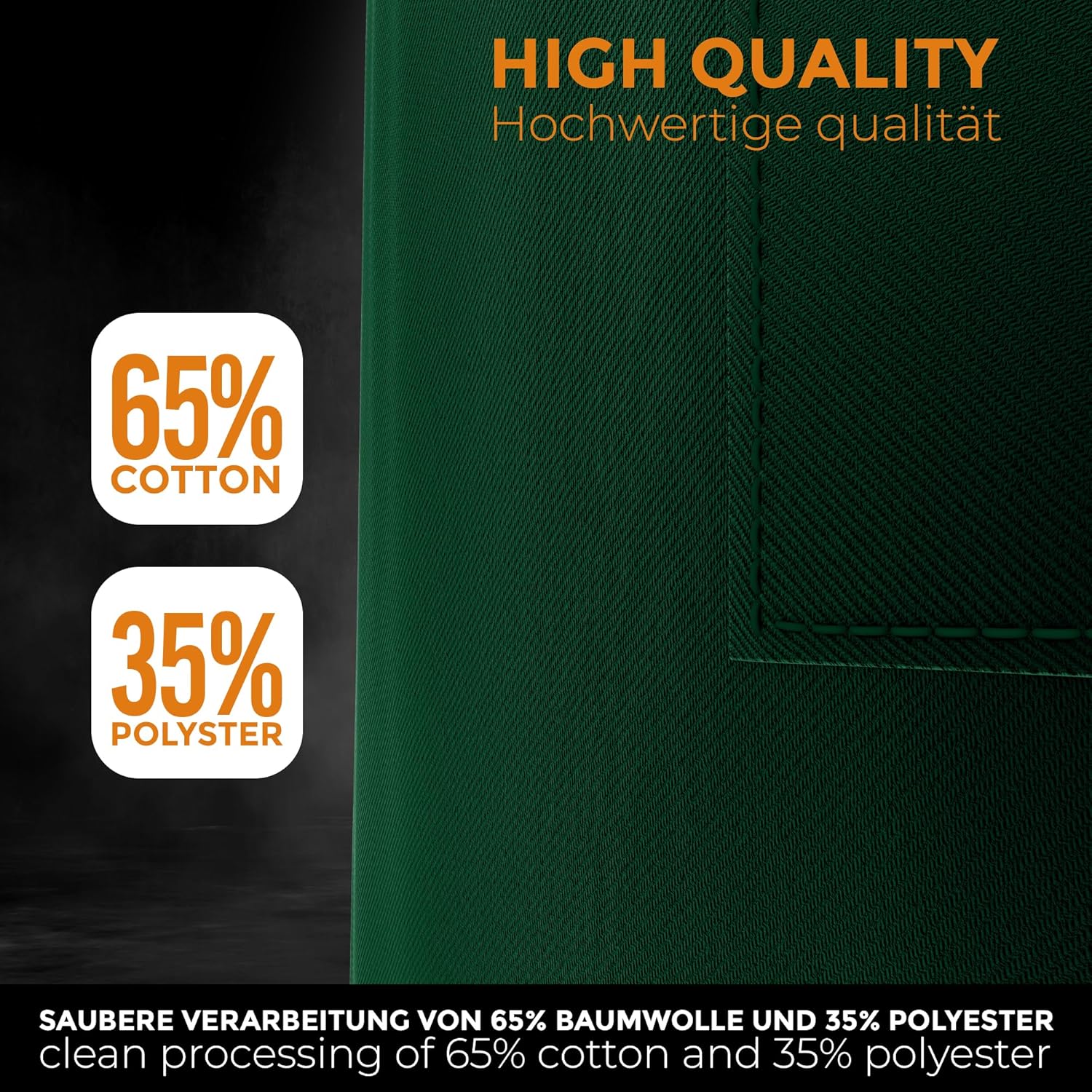 LEFUNDA - Tablier étanche 3 poches réglable - longues lanières, professionnel, mixte