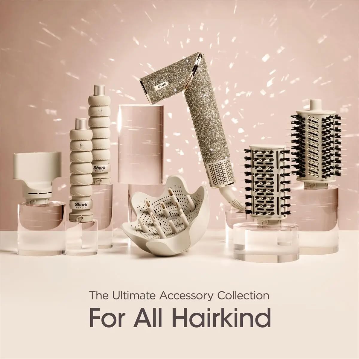 Shark – Styler air chaud – multi-styles – boucleurs auto-enroulants, brosses, concentrateur, coiffage polyvalent