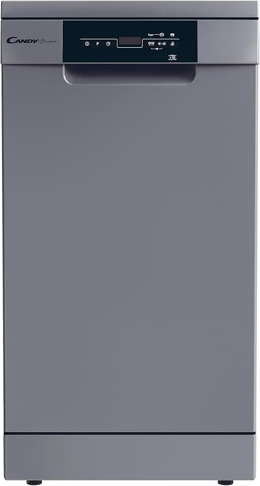 Lave-vaisselle 45cm, 10 couverts, 47dB, classe E, silver