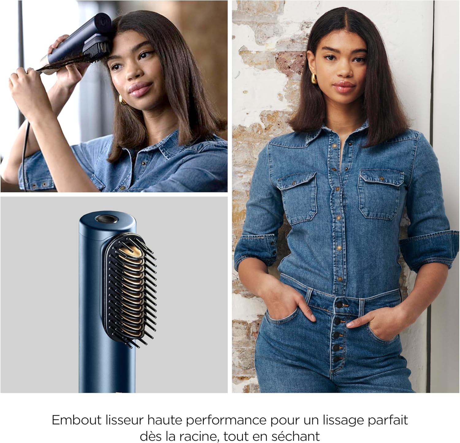 BaByliss - Air Wand - séchage, lissage, anti-frisottis, 3 accessoires, AS6553E