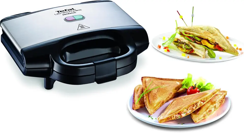 Tefal - Ultracompact - appareil croque-monsieur - rapide, rangement facile, sécurité, SM155212