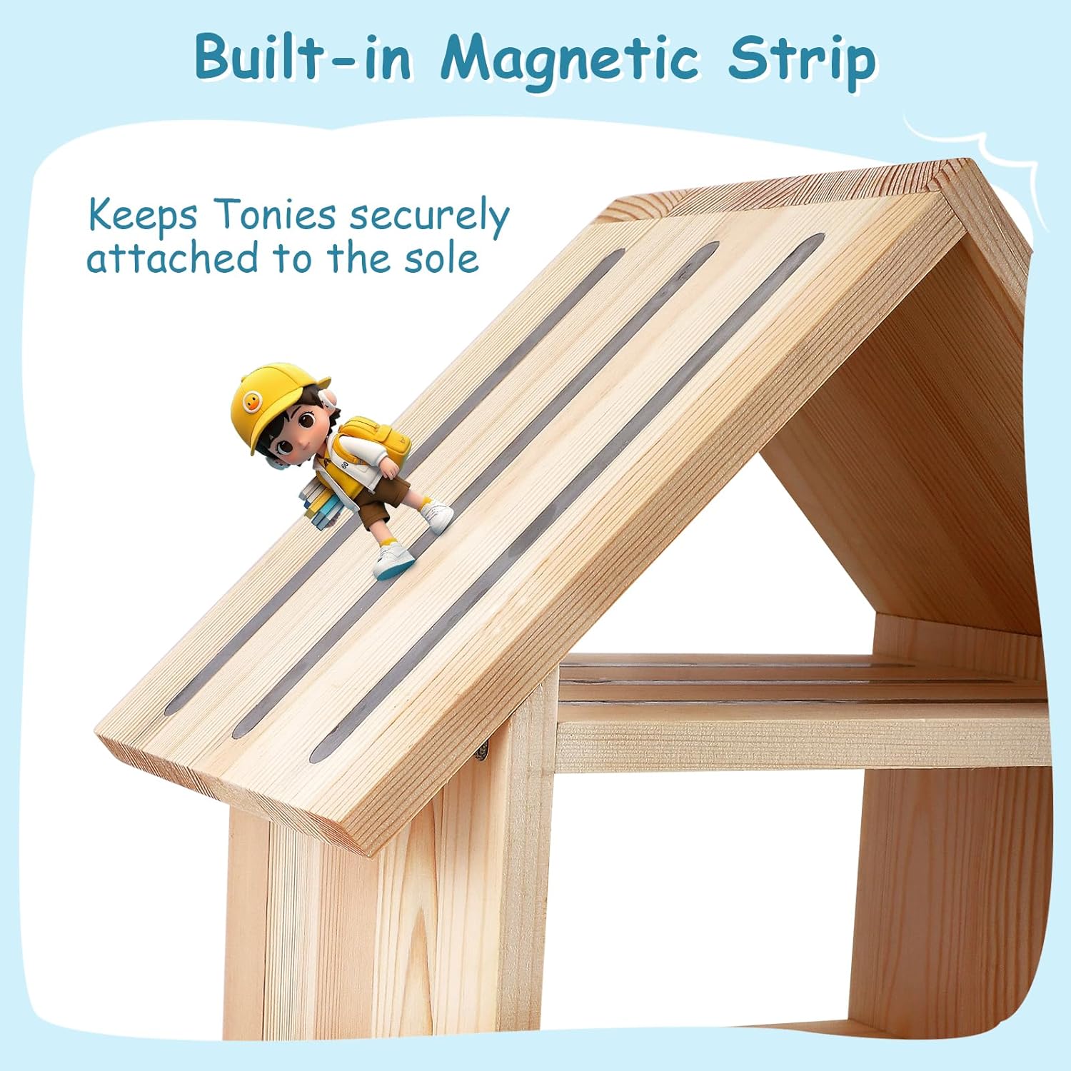 Étagère enfant - maison - grande capacité 85 figurines - murale/table