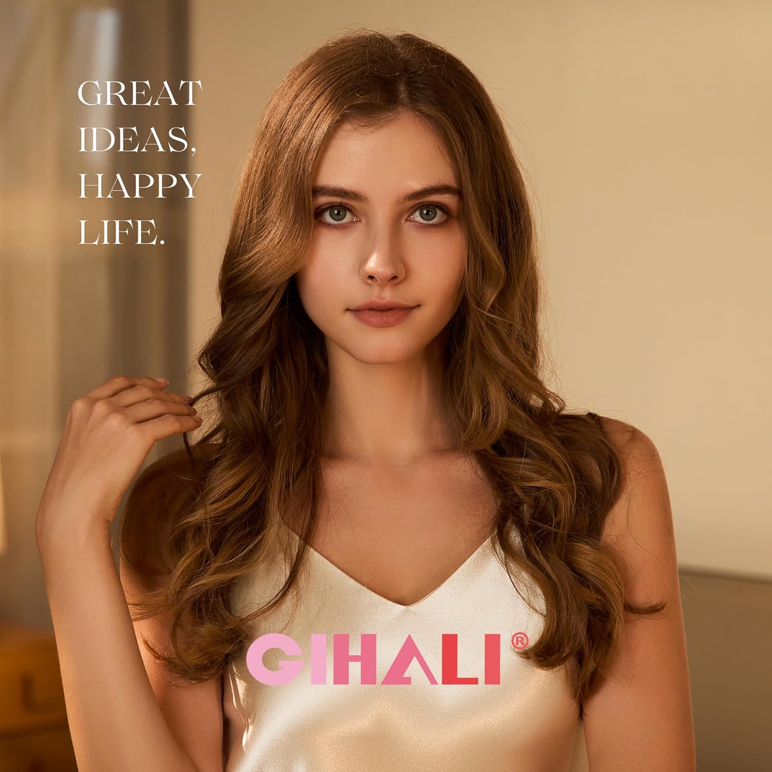 Diffuseur cheveux bouclés - universel 4.4-6.6 cm - robuste, anti-frisottis, or