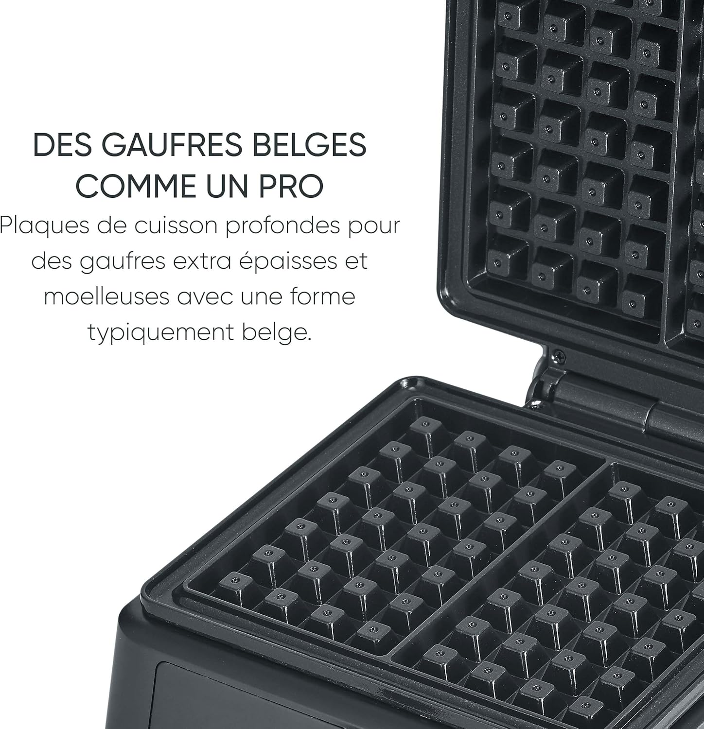 SEVERIN - gaufrier compact - 1600W, antiadhésif, sans PFAS, WA 2130