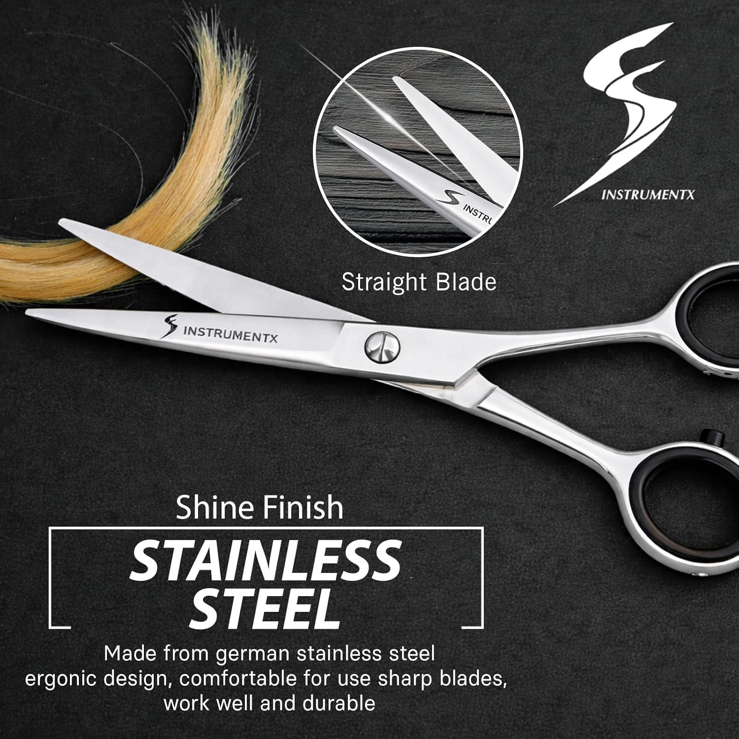 Ciseaux de coiffure - coupe amincissants - acier inoxydable - SS INSTRUMENTX