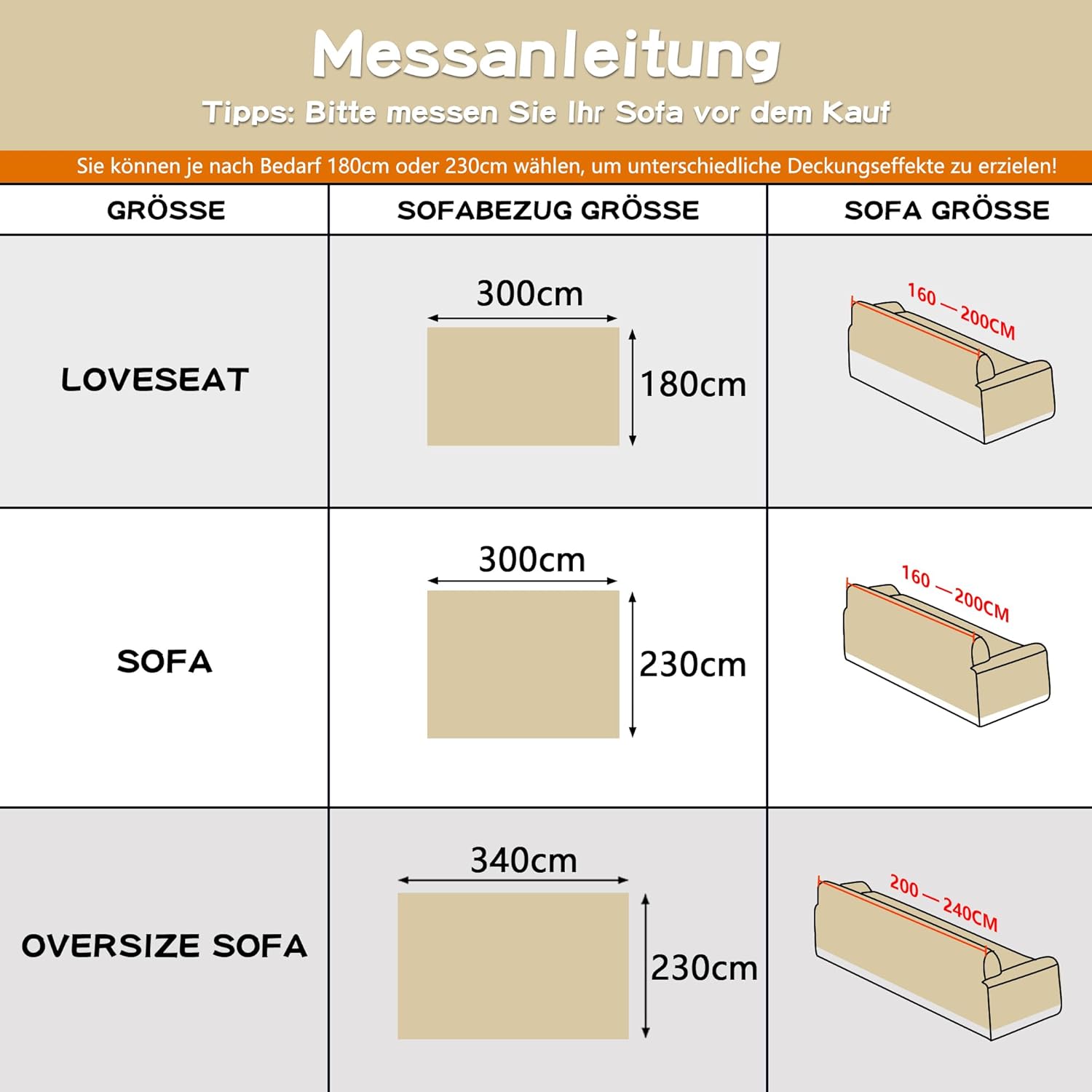 MYSKY HOME - Protection canapé animaux, blanc, 230x300cm, anti-rayures