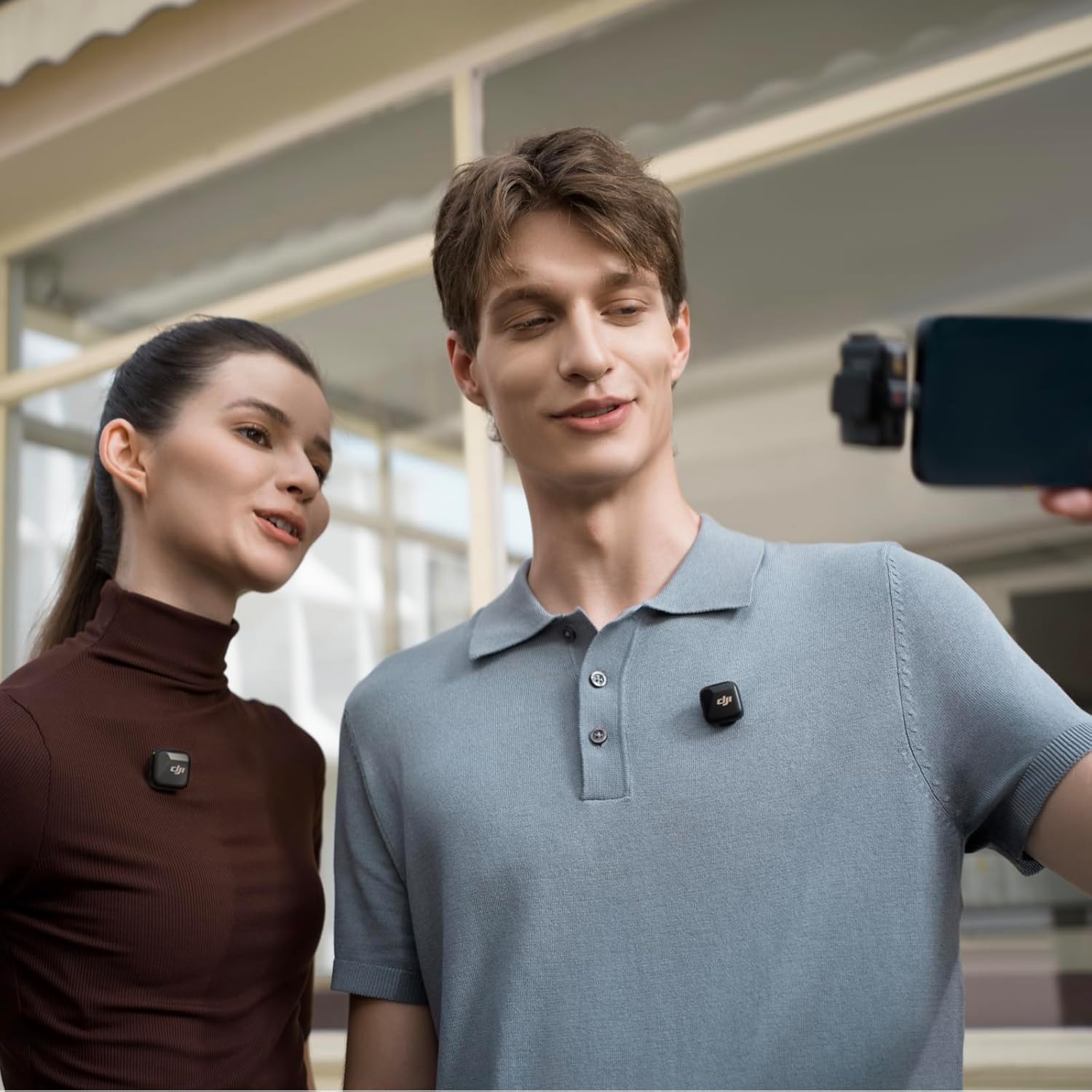 DJI - Mic Mini Série - compact - 2 émetteurs, micro riche, 2 personnes