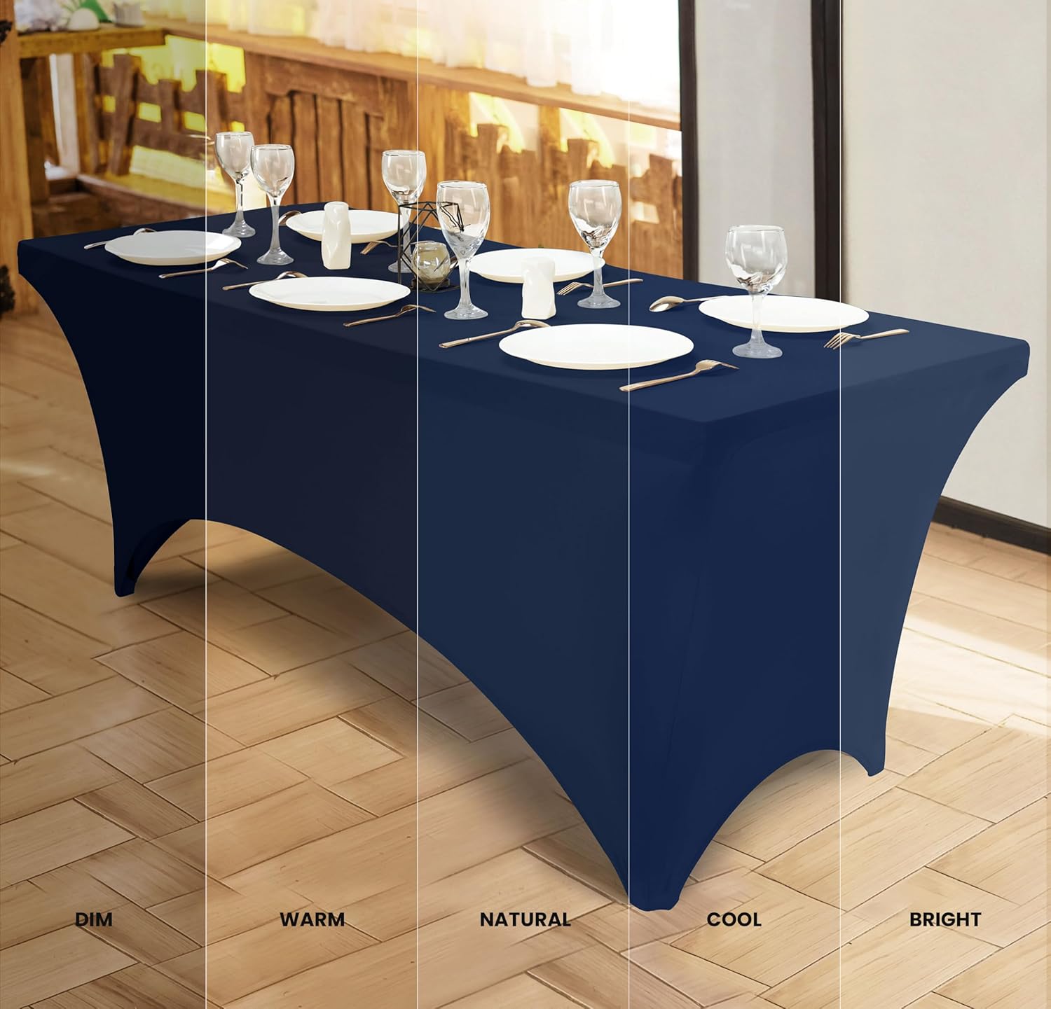 Utopia Kitchen - nappe extensible 183 cm - polyester spandex lavable