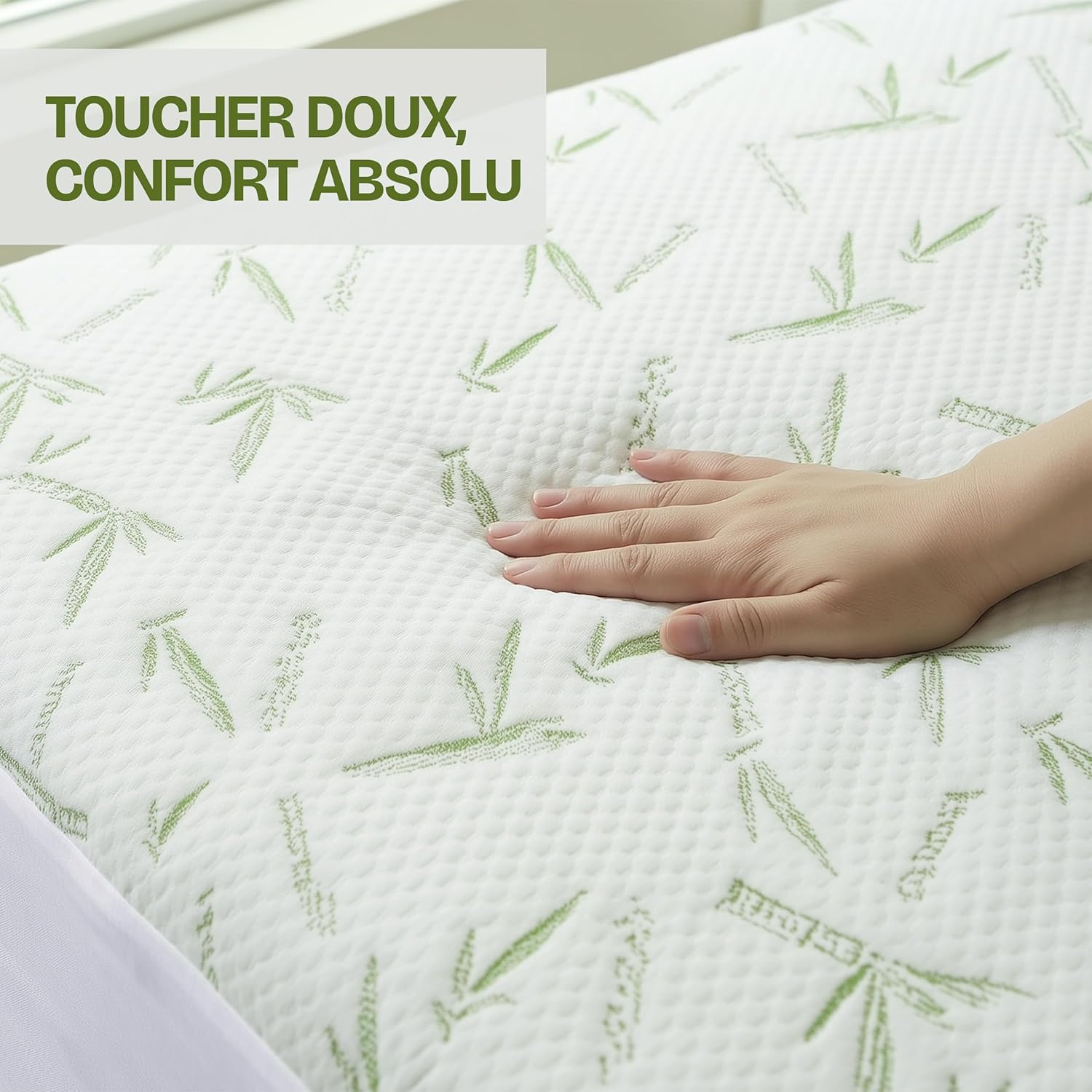 Utopia Bedding - Protège-matelas Premium - 105x190x30 cm - Imperméable, respirant, élastique, Oeko-Tex