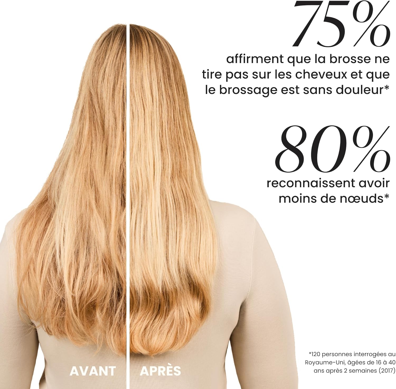 Tangle Teezer - Ultimate Detangler - Picots 2 niveaux, tous cheveux