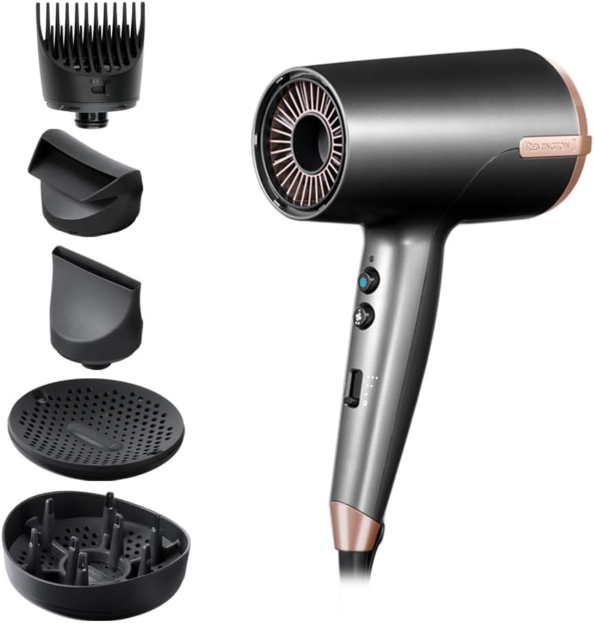 Remington - ONE Dry&Style - sèche-cheveux 2000W, 5 embouts, ions, D6078