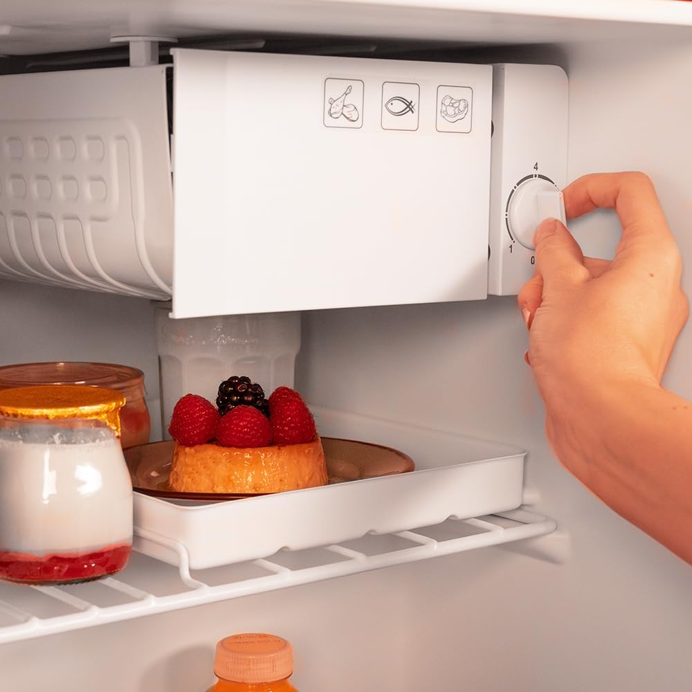 Cecotec - Bolero CoolMarket TT Origin 45 - 55x44,7cm - mini frigo vert, poignée chromée, classe E