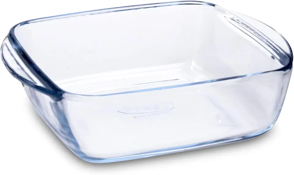 Pyrex - Prepware plat carré - 20x17 cm - verre 1L, cuisson au four