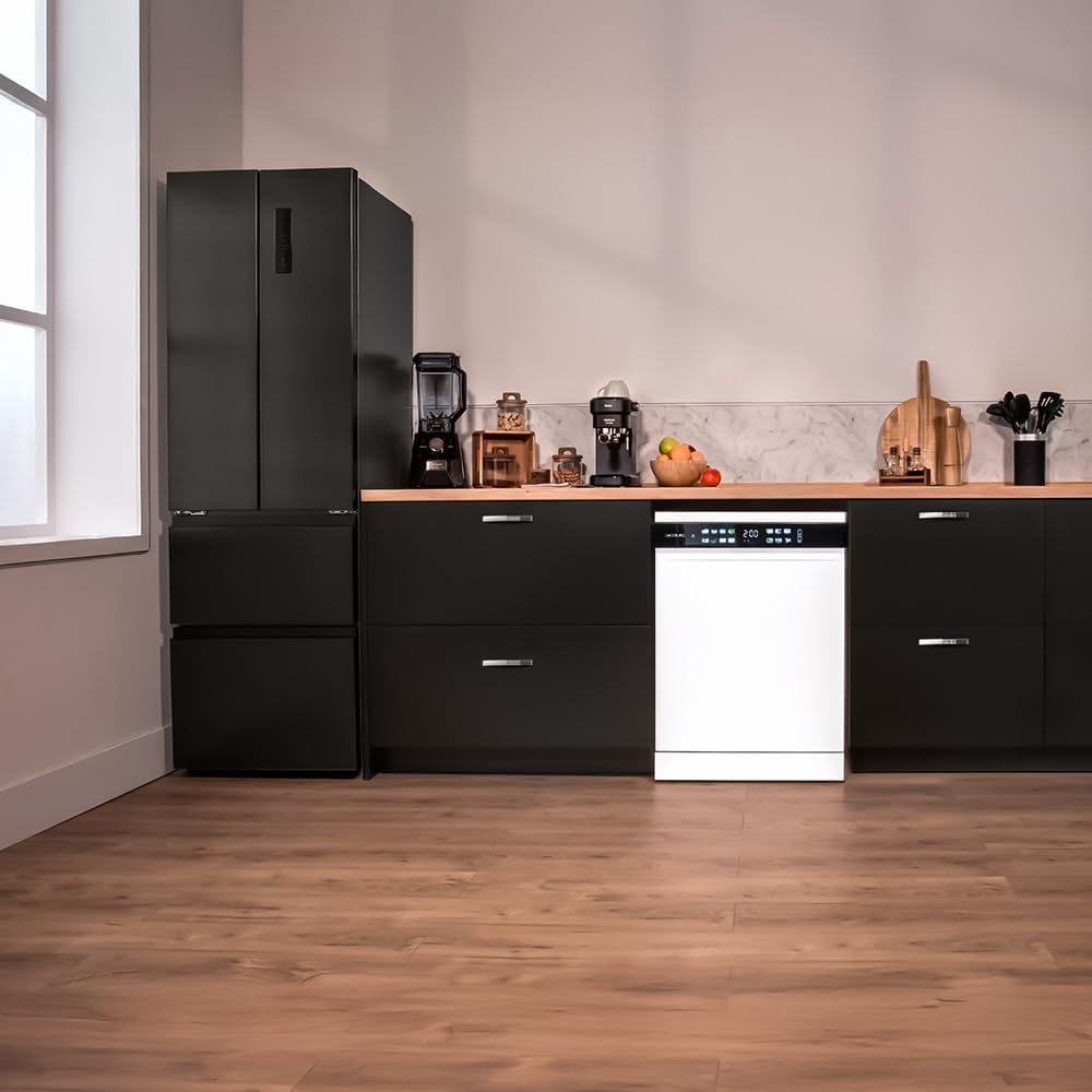 Cecotec - Bolero Aguazero 6210 D - 60cm - lave-vaisselle 15 couverts, écran FullColor XXL, Dual Zone, Aquastop, sécurité