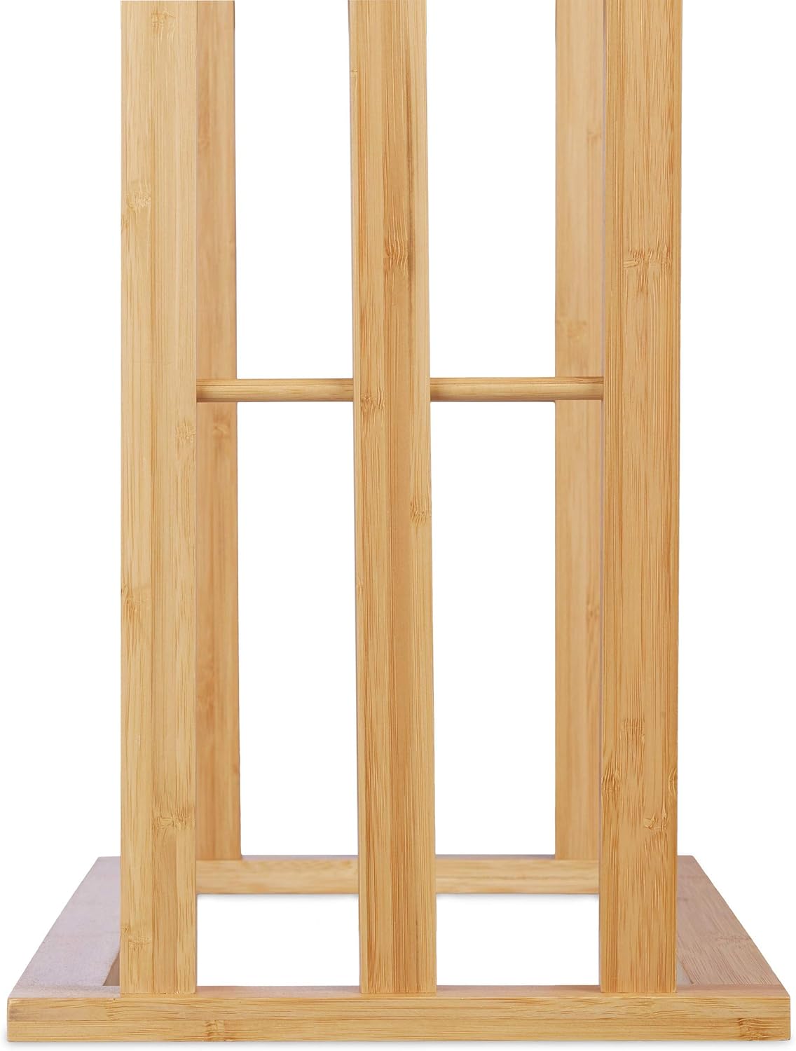 Relaxdays - porte-serviettes 3 bras bambou 84x48x26cm nature