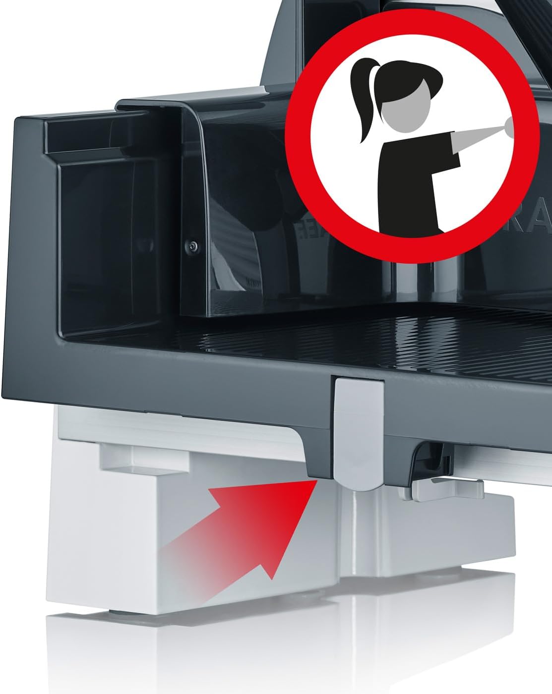 Graef - trancheuse S10001 - aluminium, blanche, 170W - S10001