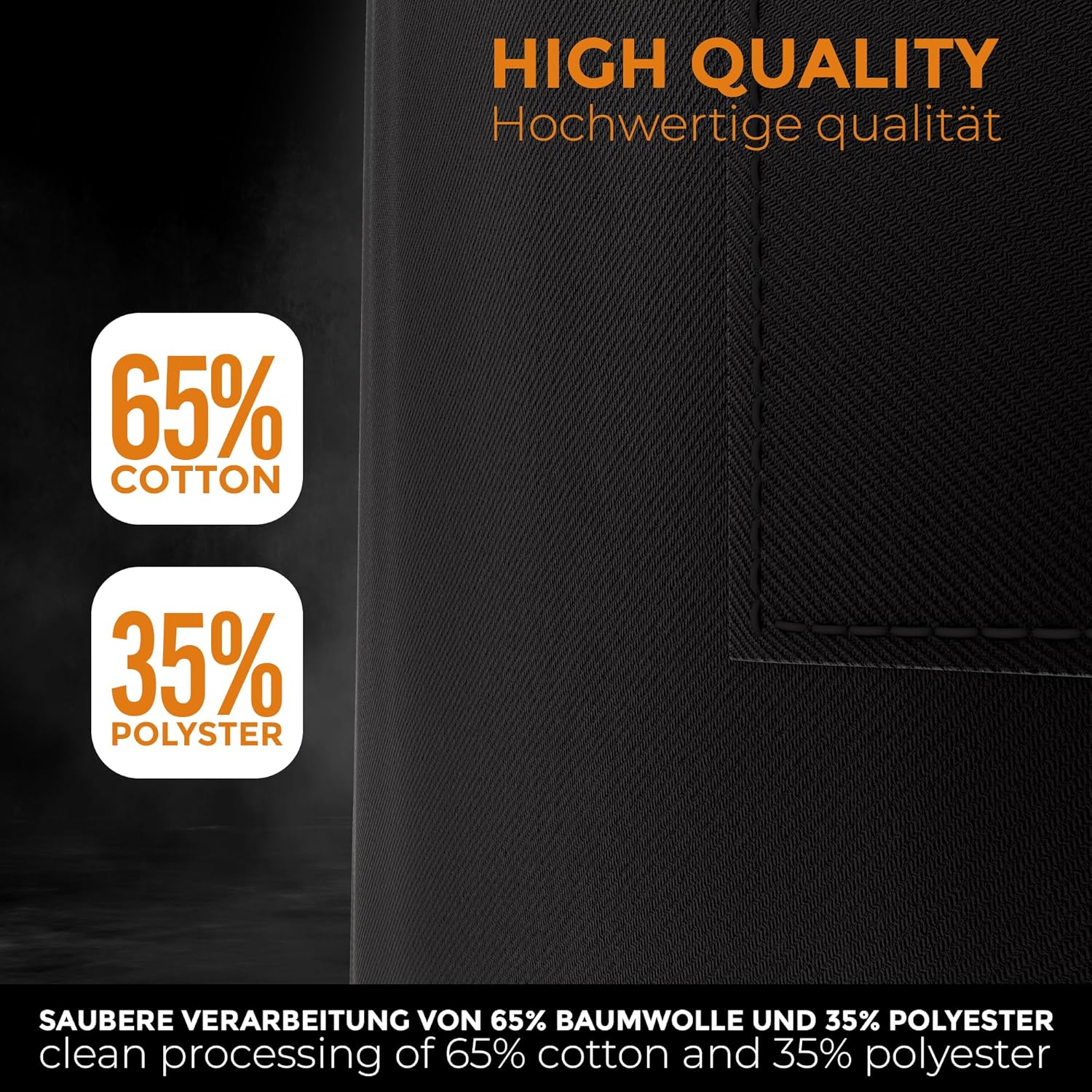 LEFUNDA - Tablier cuisine réglable 3 poches, étanche, longues lanières