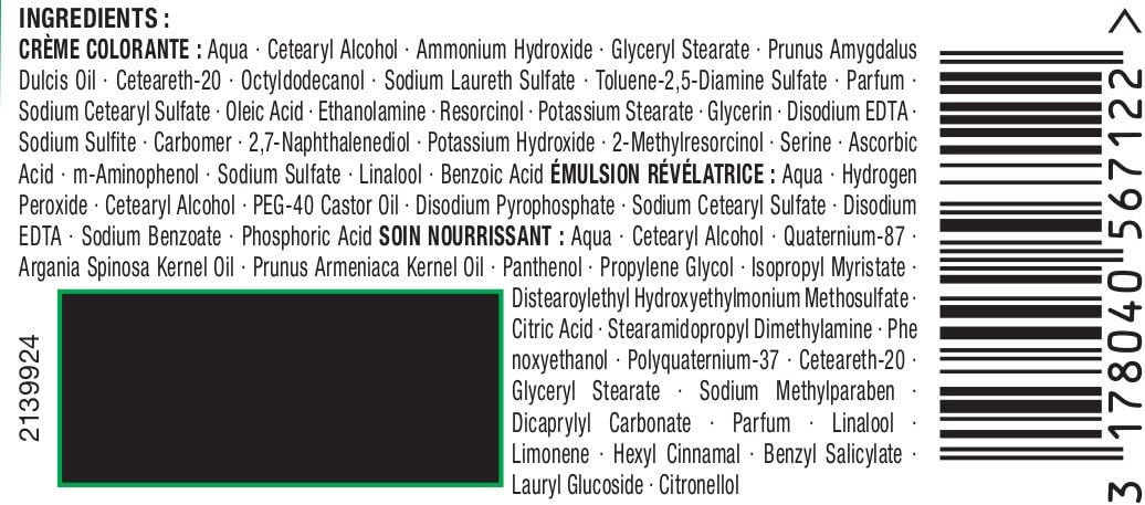 Palette - Intensive Coloration Permanente Cheveux soin, tenue 8 semaines, Blond Foncé 500