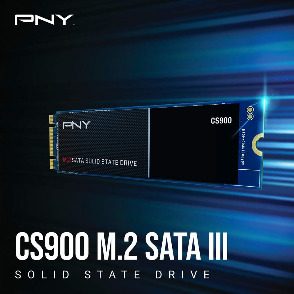 PNY - SSD CS900 M.2 SATA III 1To, 535Mo/s, 515Mo/s - M280CS900-1TB-RB