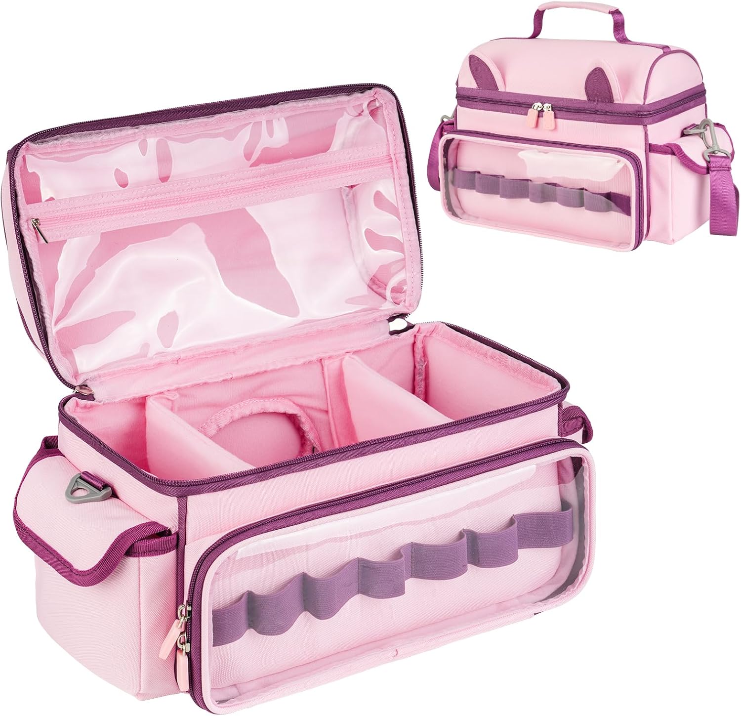 Étui de transport compatible Toniebox - rangement personnages - sac compact - accessoires