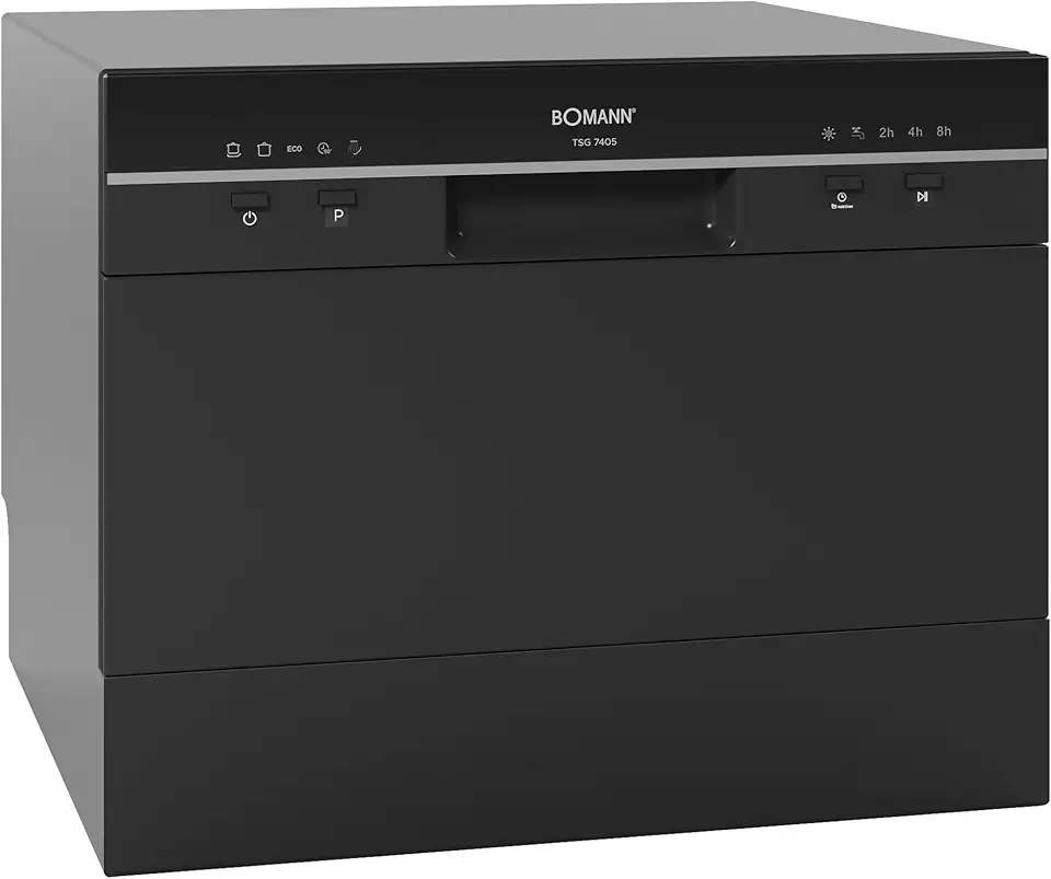 Bomann - lave-vaisselle compact - design élégant, 6 réglages, 47dB, TSG7405