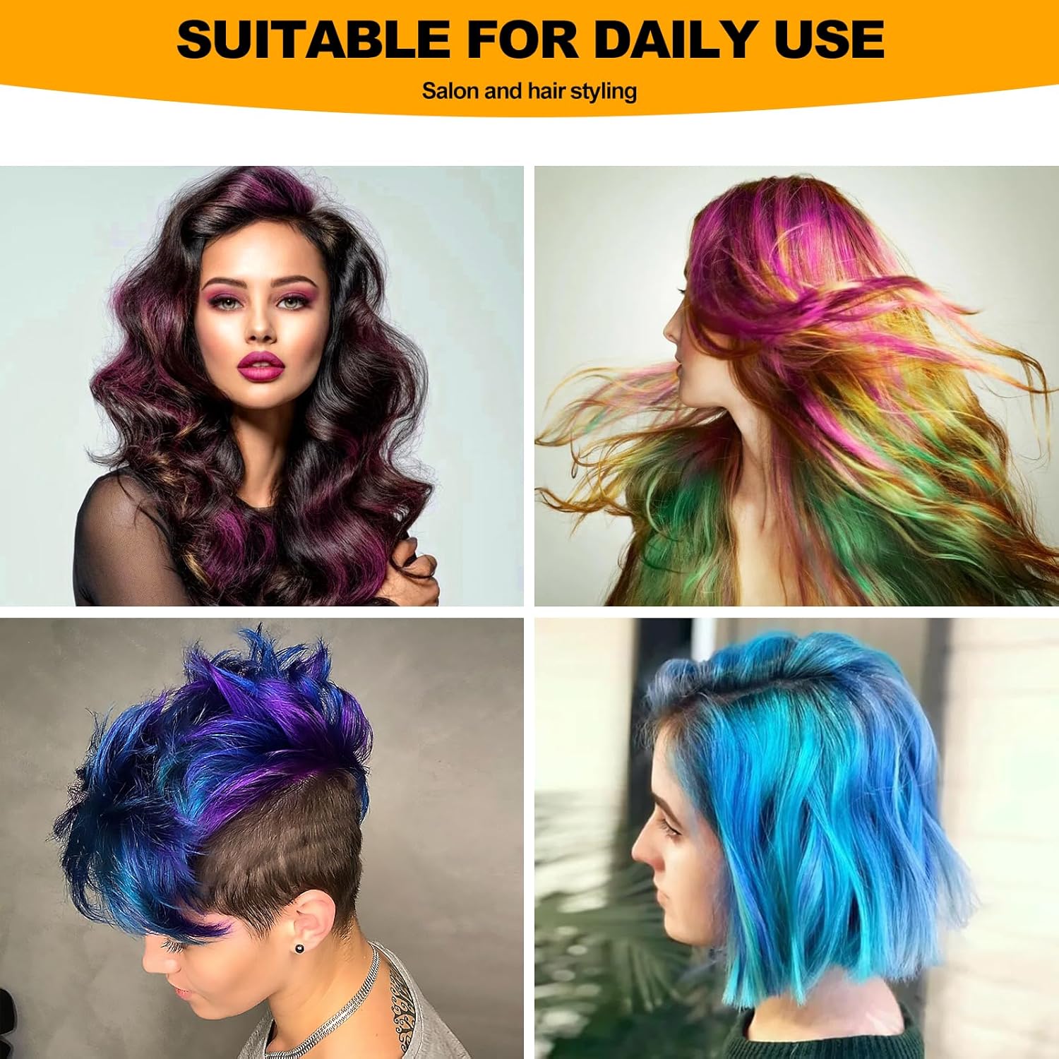 Kit Brosse Plaquante et Peigne à Queue - 3 pièces - Pour cheveux lissés