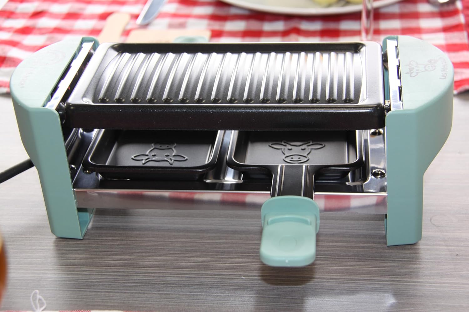 Little Balance - raclette duo compact - grill amovible, 320W, 2 spatules, 2 planchettes - 8746