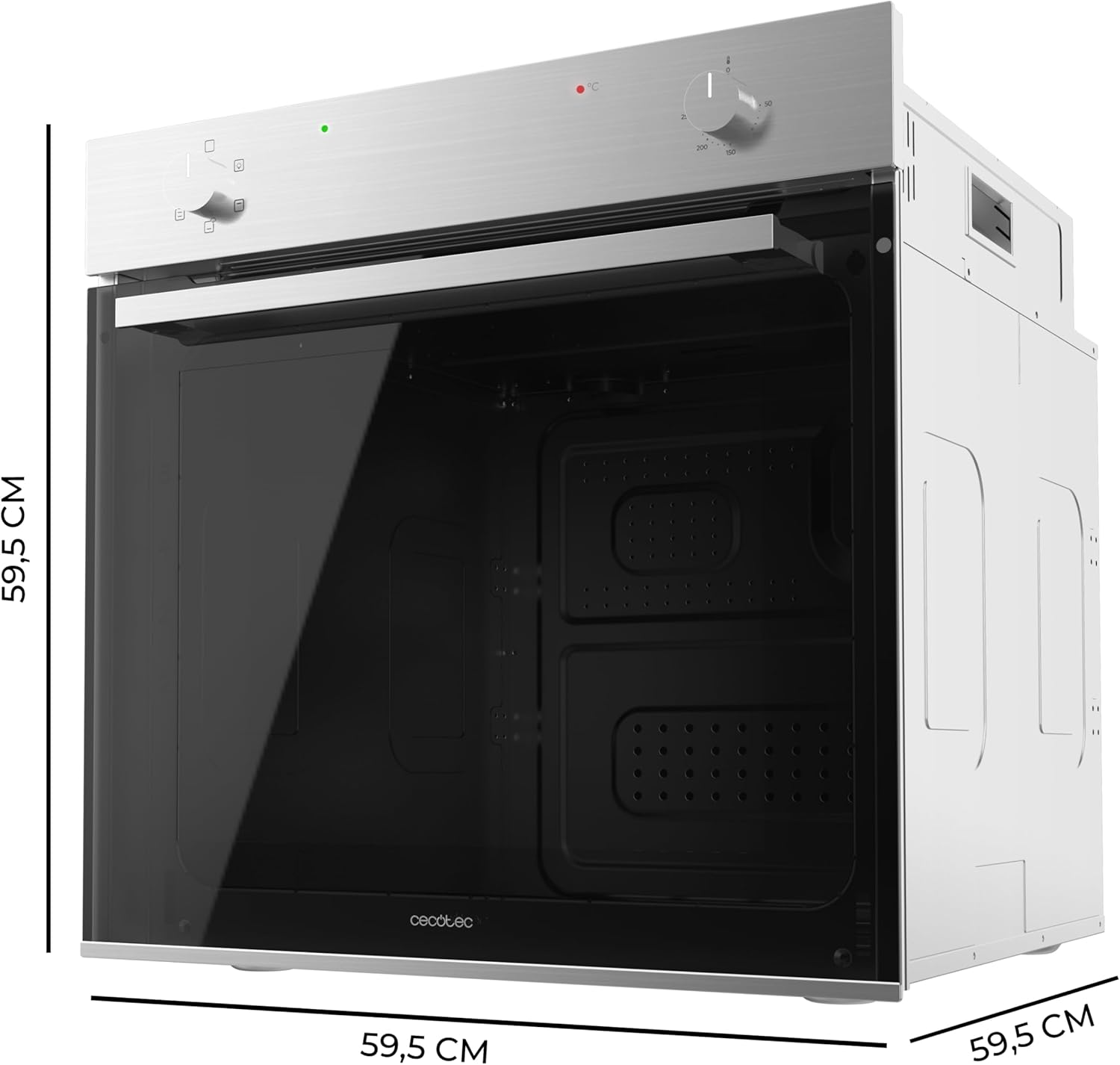 Cecotec - Four multifonction 80L, 2800W, 5 fonctions, Steam C126400