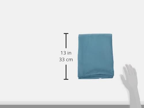 Soleil d'Ocre - Alix nappe rectangle 140x300cm polyester bleu celadon