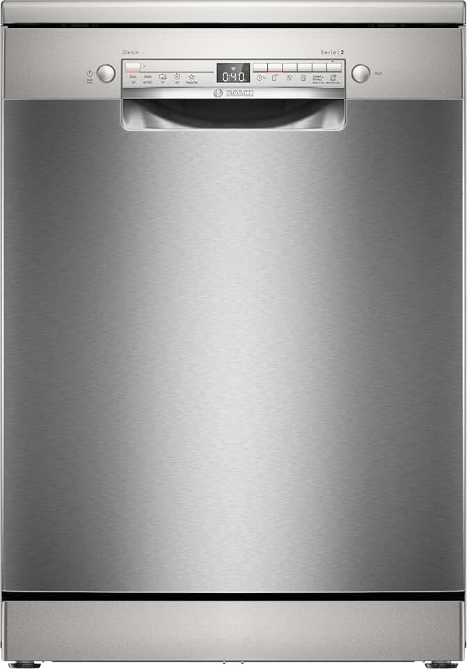 Bosch - Série 2 SMS2HVI02E - 60 cm - lave-vaisselle, inox anti-trace, pose libre