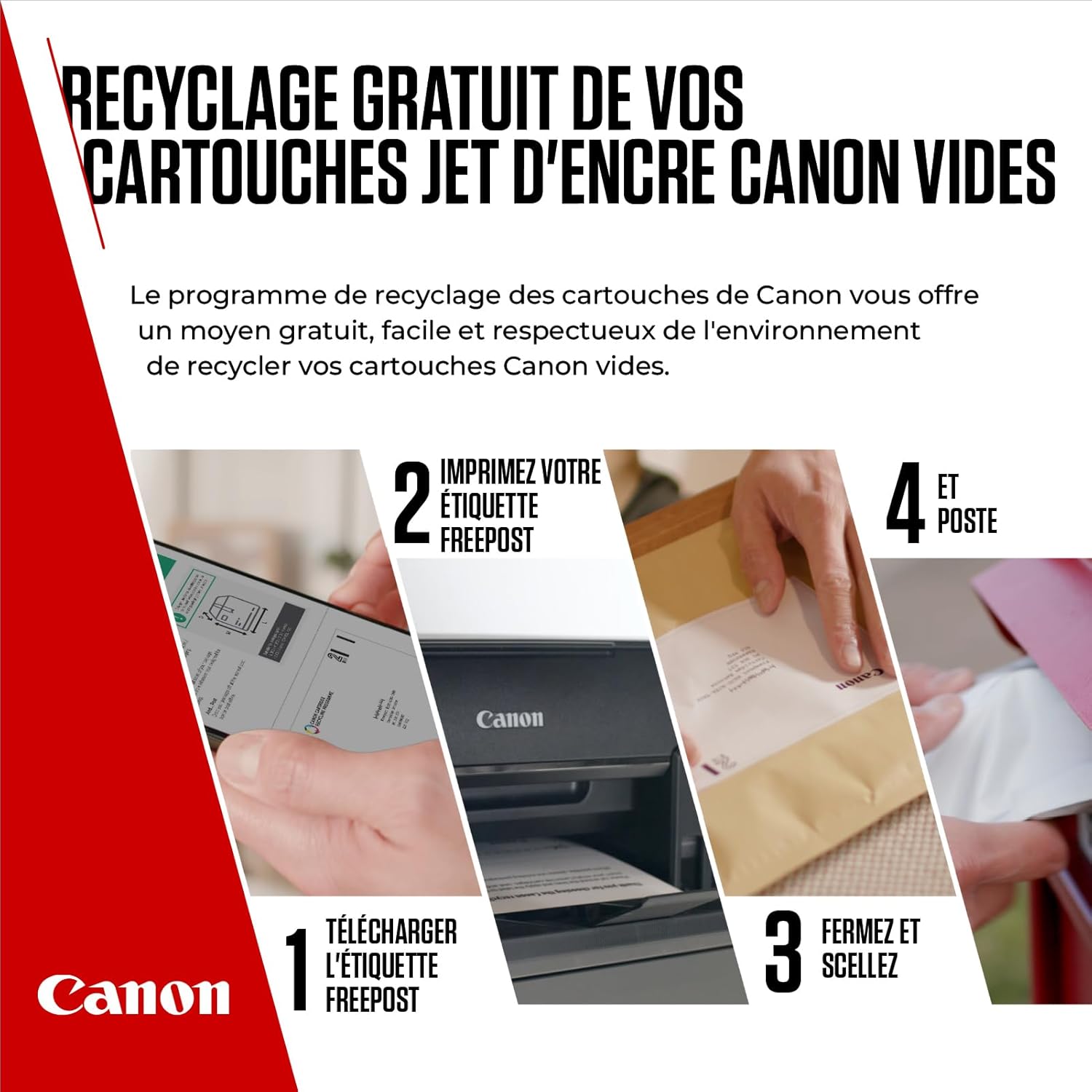 Canon - Pack encre & papier photo - 4x6 pouces - 2 cartouches, 50 feuilles - PG-540/CL-541
