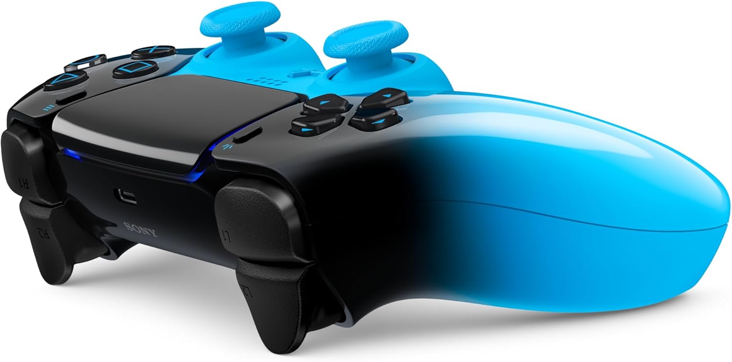 Sony - DualSense Hyperpop Rhythm Blue - Sans fil PS5/PC - Haptique, gâchettes adaptatives