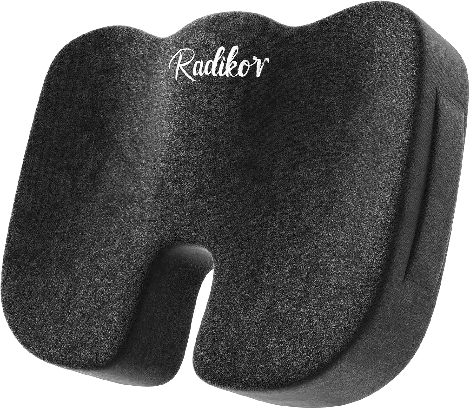 Coussin coccyx - ergonomique mousse mémoire, antidérapant, noir