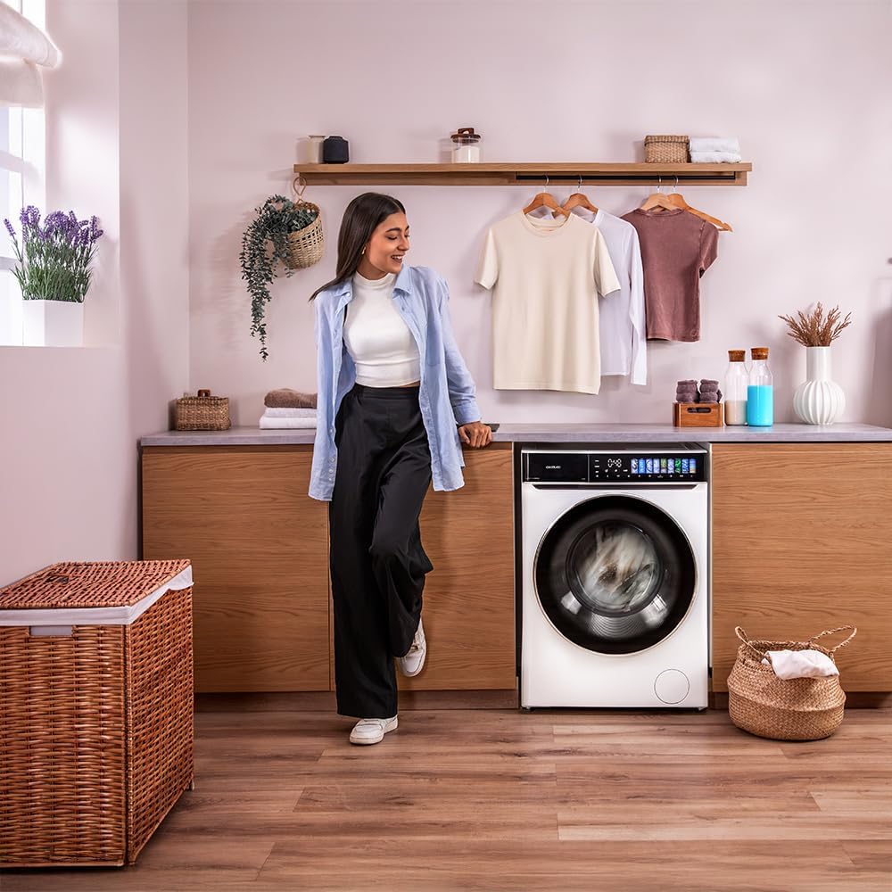 Cecotec - lave-linge série actuelle - dimensions compactes - grande capacité, haute efficacité