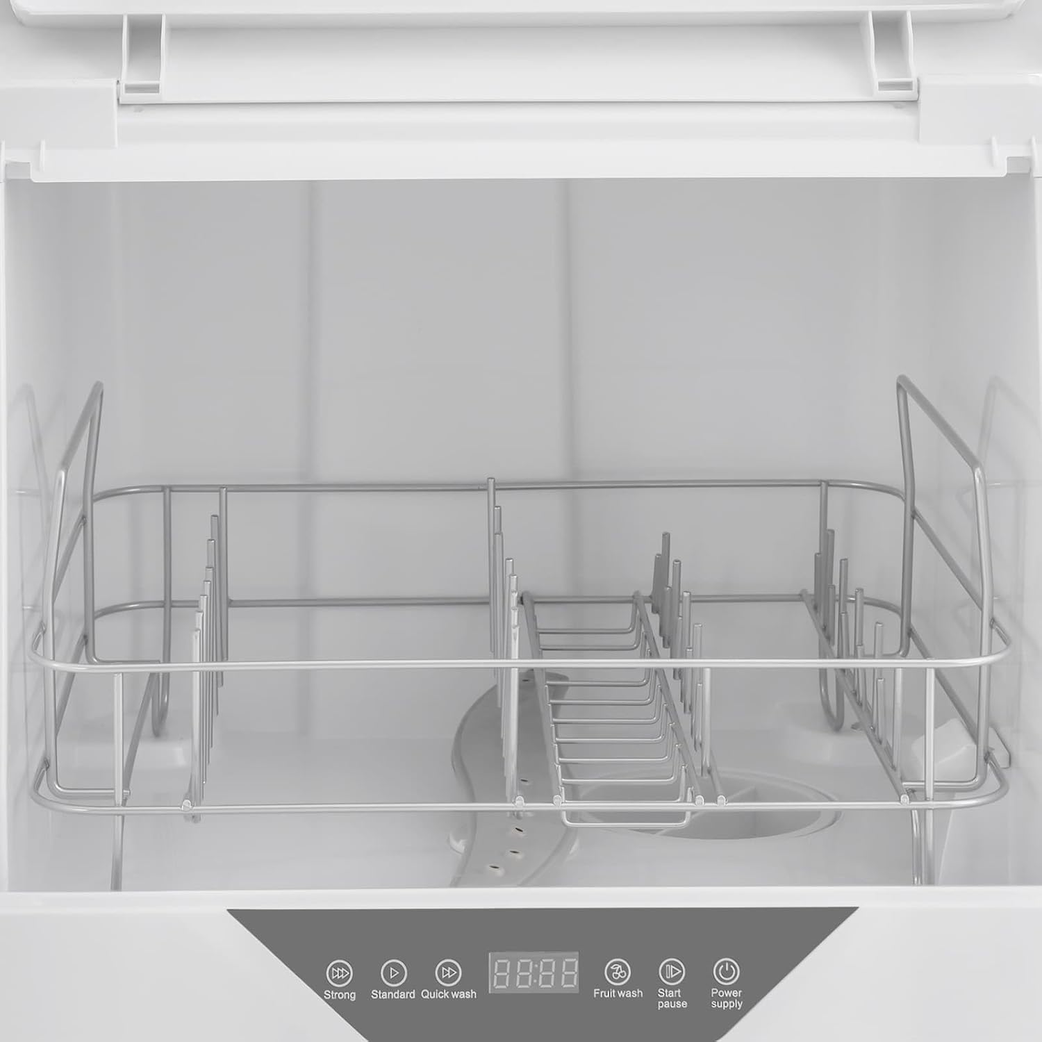 Mini lave-vaisselle compact - 4 programmes - nettoyage 360° - idéal 2-5 personnes