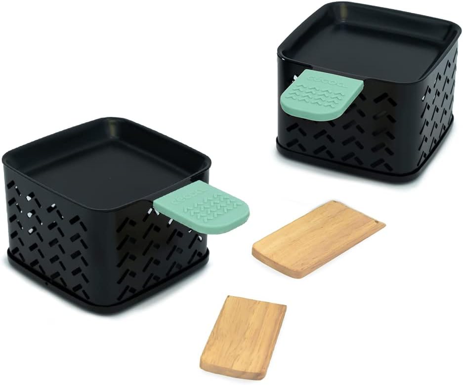 CÉCOA - Cheese’Up lot de 2 raclettes à bougie - compact - sans électricité