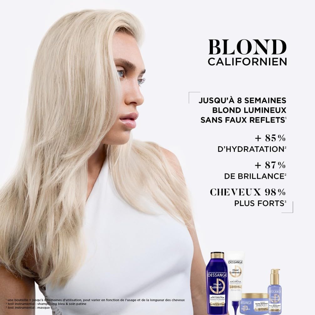DESSANGE - Sérum Éclat Blond Californien 110ml - nourrit, protège, acide lactique, miel de manuka