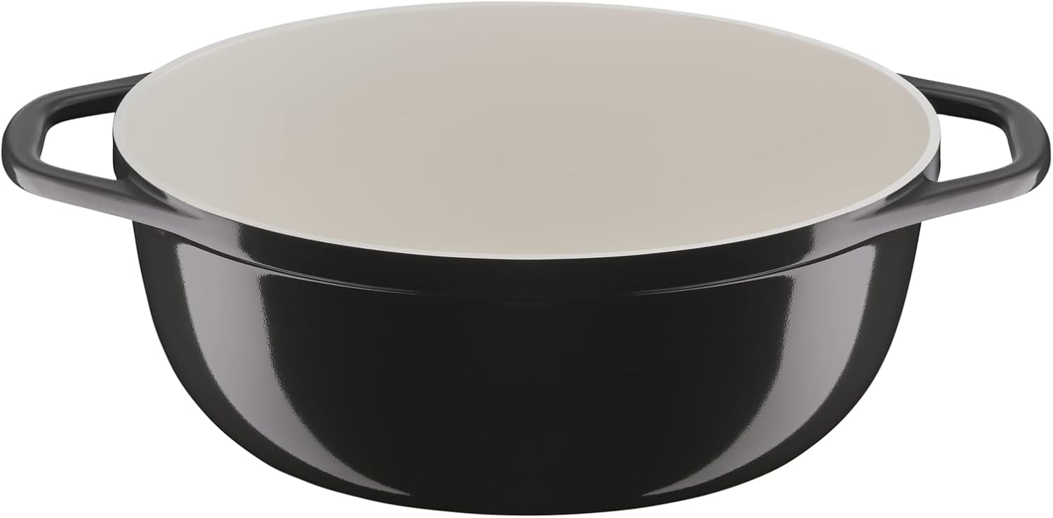 Tefal - cocotte ovale Air - 30x23cm, 5,7L, fonte légère, couvercle, E2558904