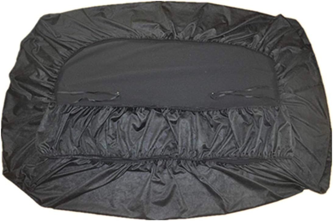 Housse de clic clac - extensible 120-140x180-200cm - coloris noir