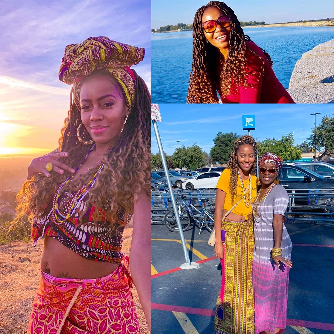 Xtrend - Déesse faux locs 14'' - 6 packs boucles synthétiques tressage T27