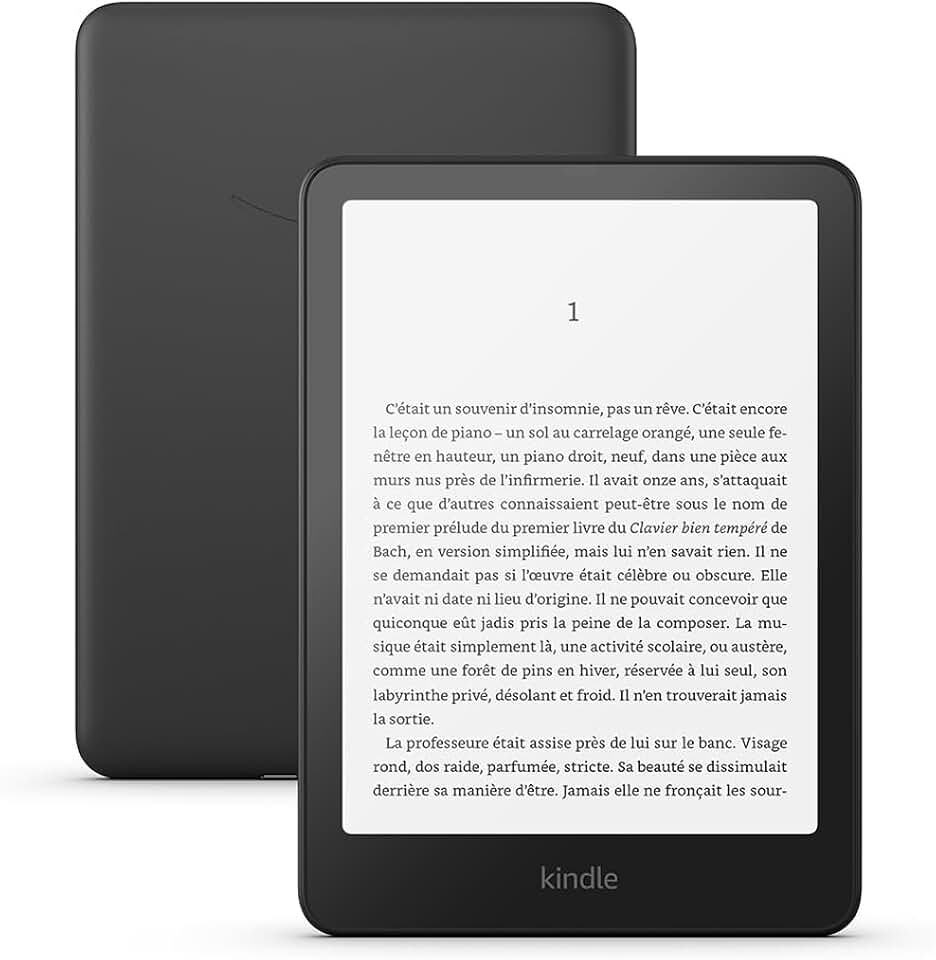 maxxidealz - Kindle Paperwhite (nouvelle génération) - 16 Go - écran antireflets, autonomie longue, noir