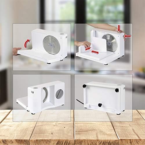 SuperHandy - trancheuse portable électrique 17cm, 120W, lame inox RSG Solingen