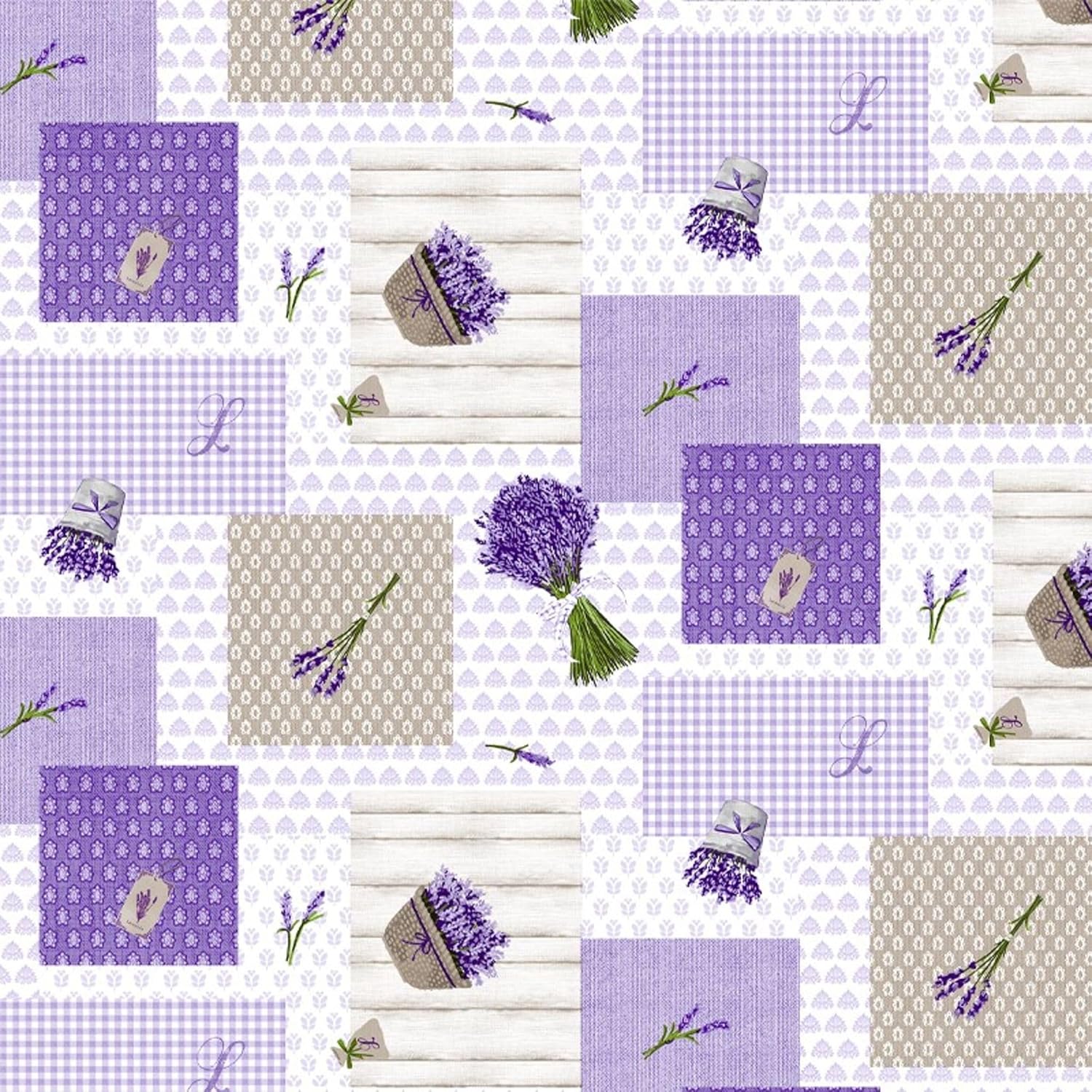 Nappe en toile cirée - rectangulaire 240x140 cm - anti-taches, imperméable, entretien facile