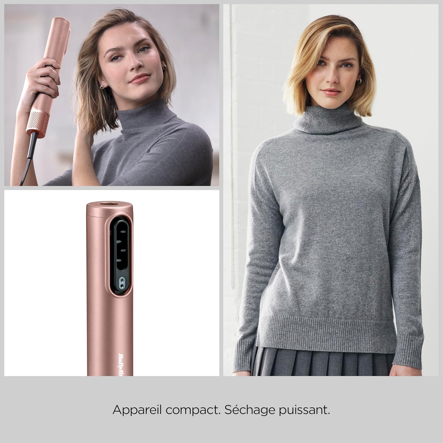 BaByliss - Air Wand 4-en-1 styler, ionique, sèche-cheveux, AS6556E