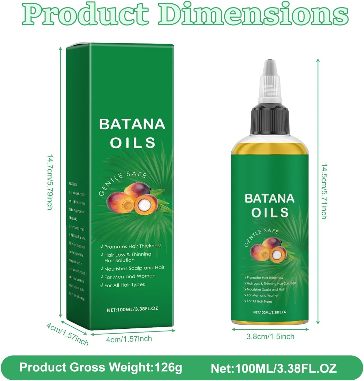 Huile capillaire - Batana Oil 100ml - croissance cheveux, bio