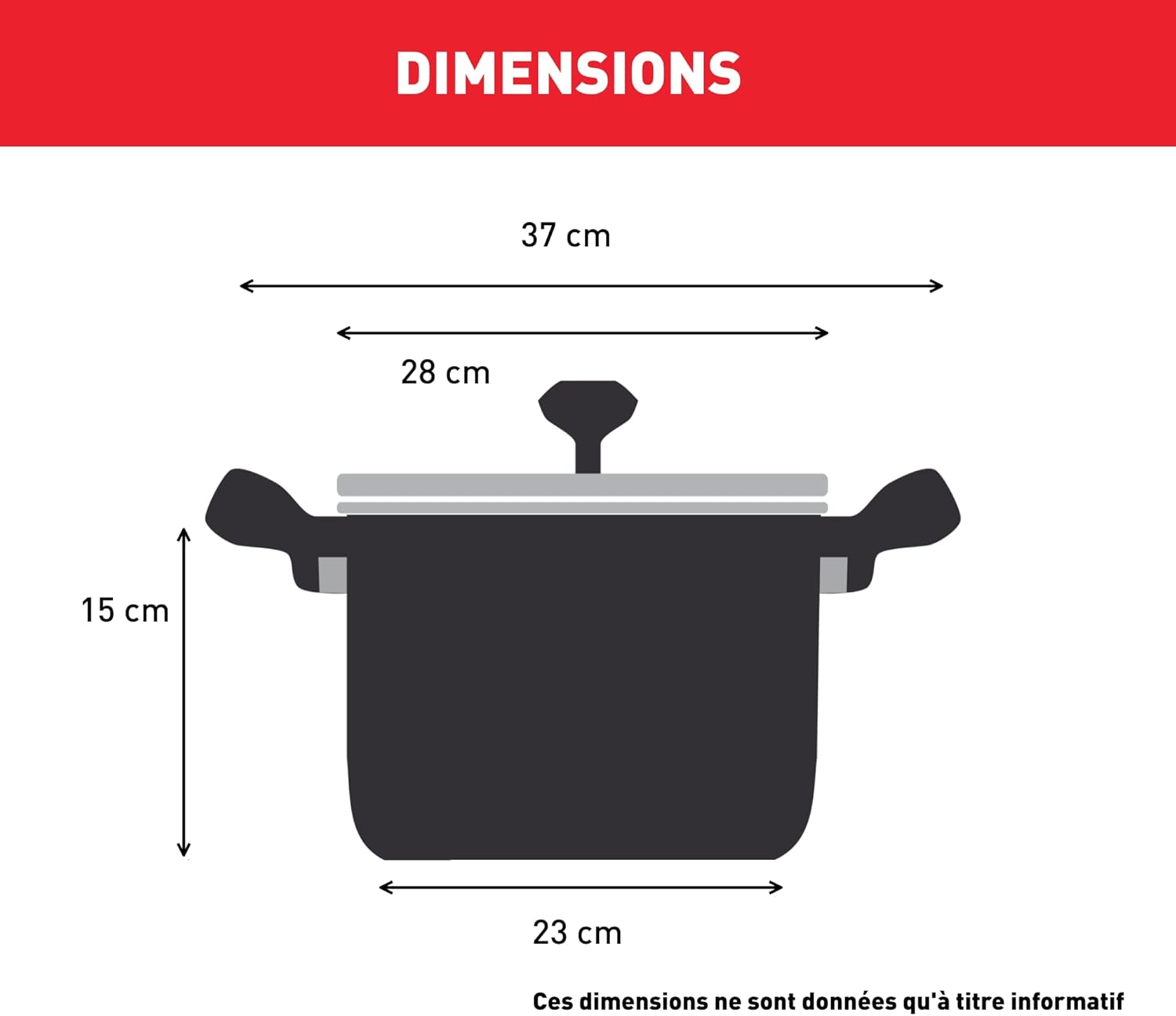 Tefal - Intuition XL - marmite inox 26 cm 6.5L, induction, B8646304