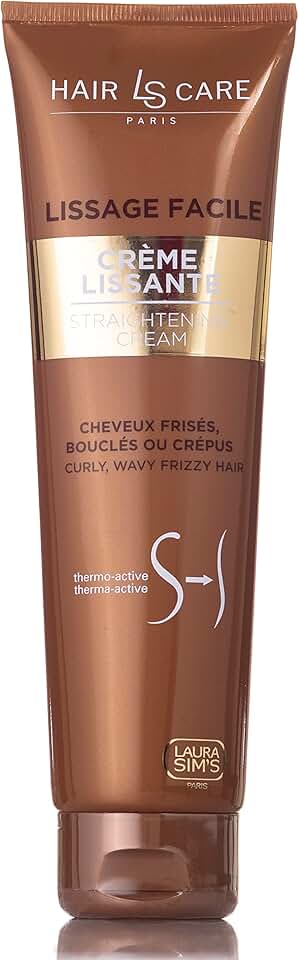 Laura Sim's - Crème soin lissage Steampod - 150ml - thermo-protection jusqu'à 230°, hydrate et démêle