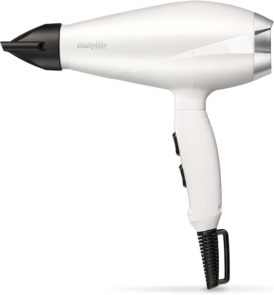 BaByliss - Speed Pro 2000 - léger, 2000W, ionique, moteur AC - 6704WE